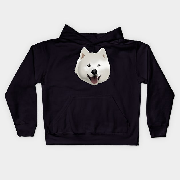 samoyed is my spirit dog Kids Hoodie by k4k7uz